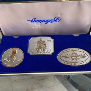 Limited edition buckle set commemorating Tullio campagnolo
